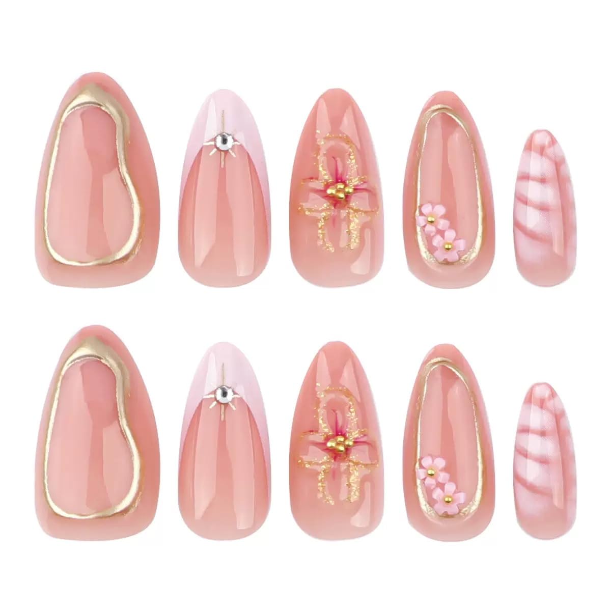 3D Press-On Nails