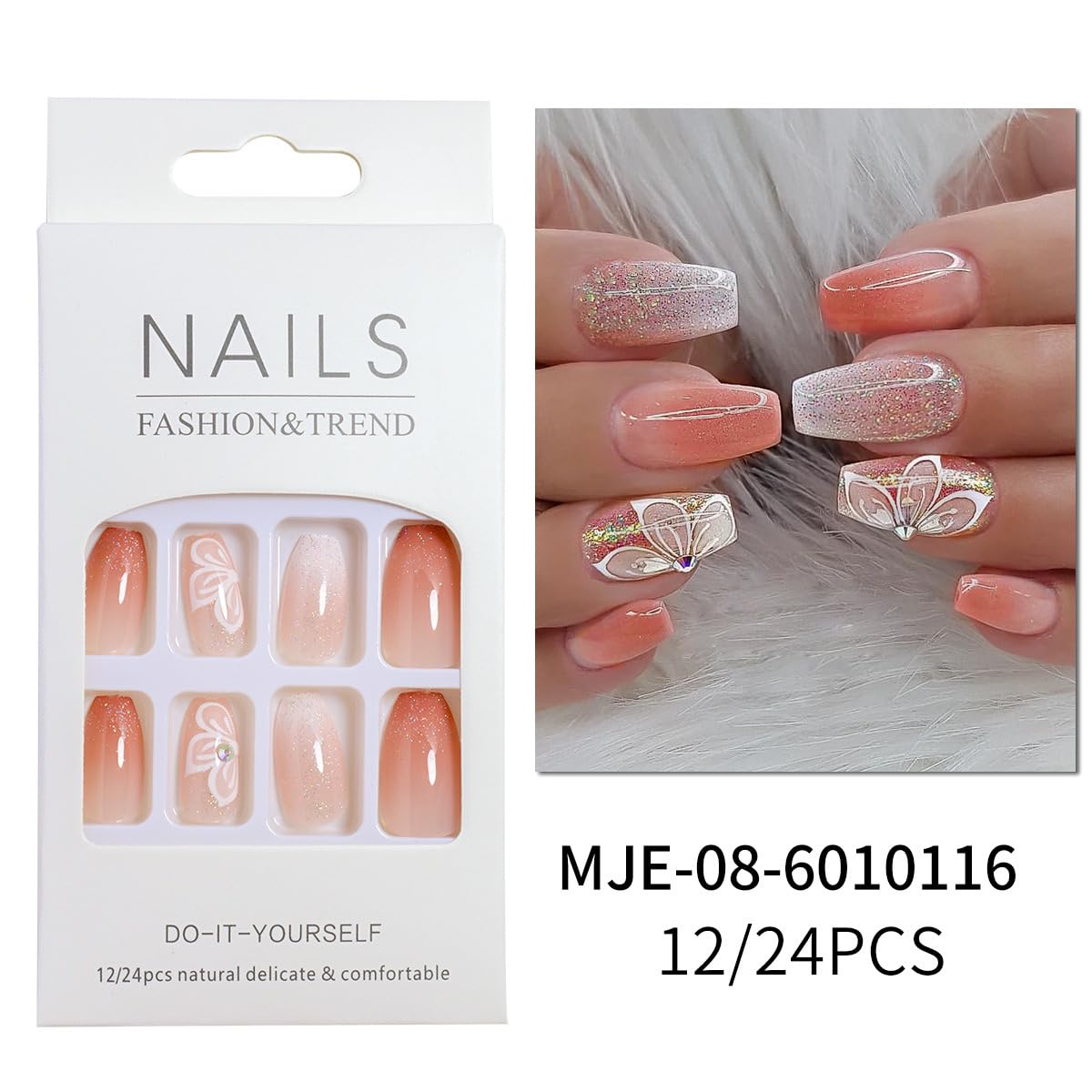 Medium Coffin Nails